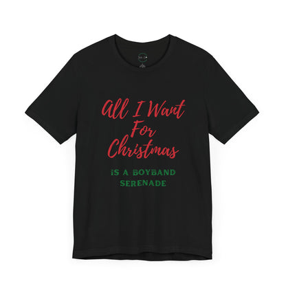 Boyband Christmas Serenade Tee