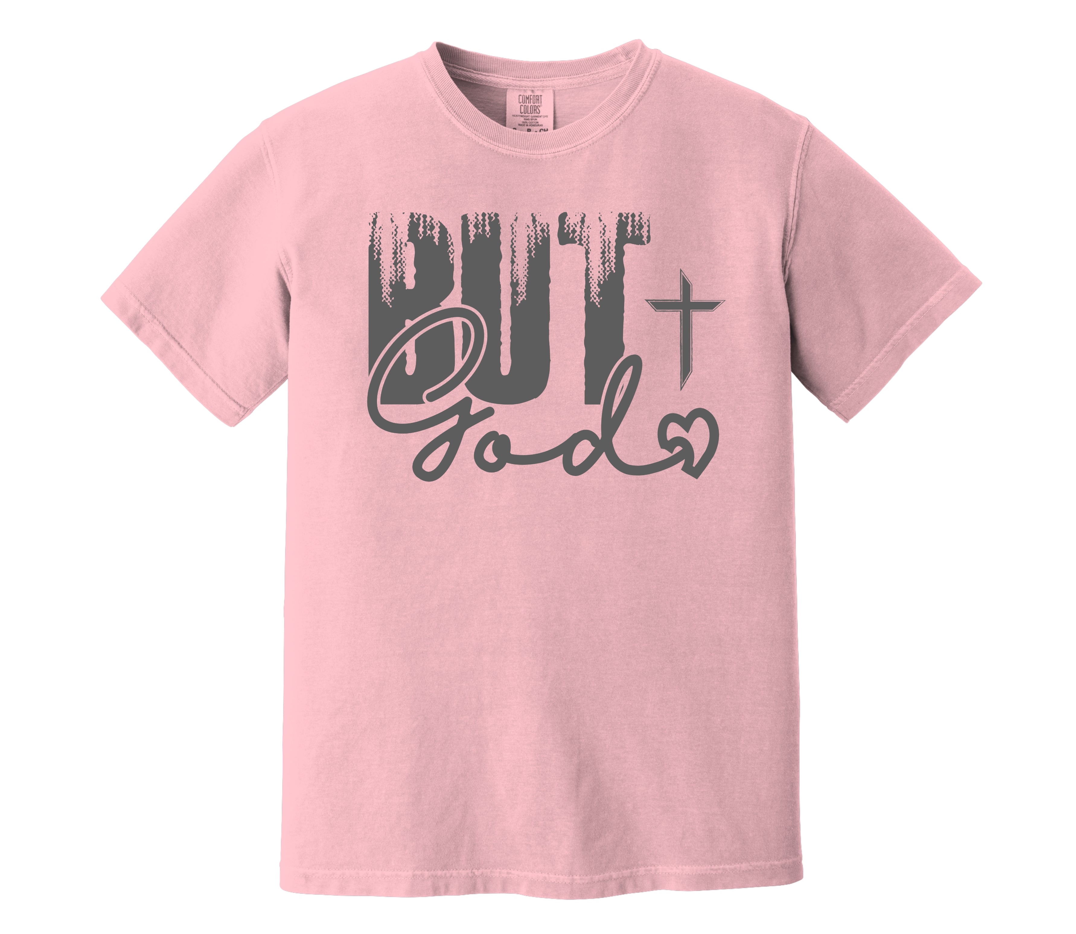 But God Comfort Colors Tee
