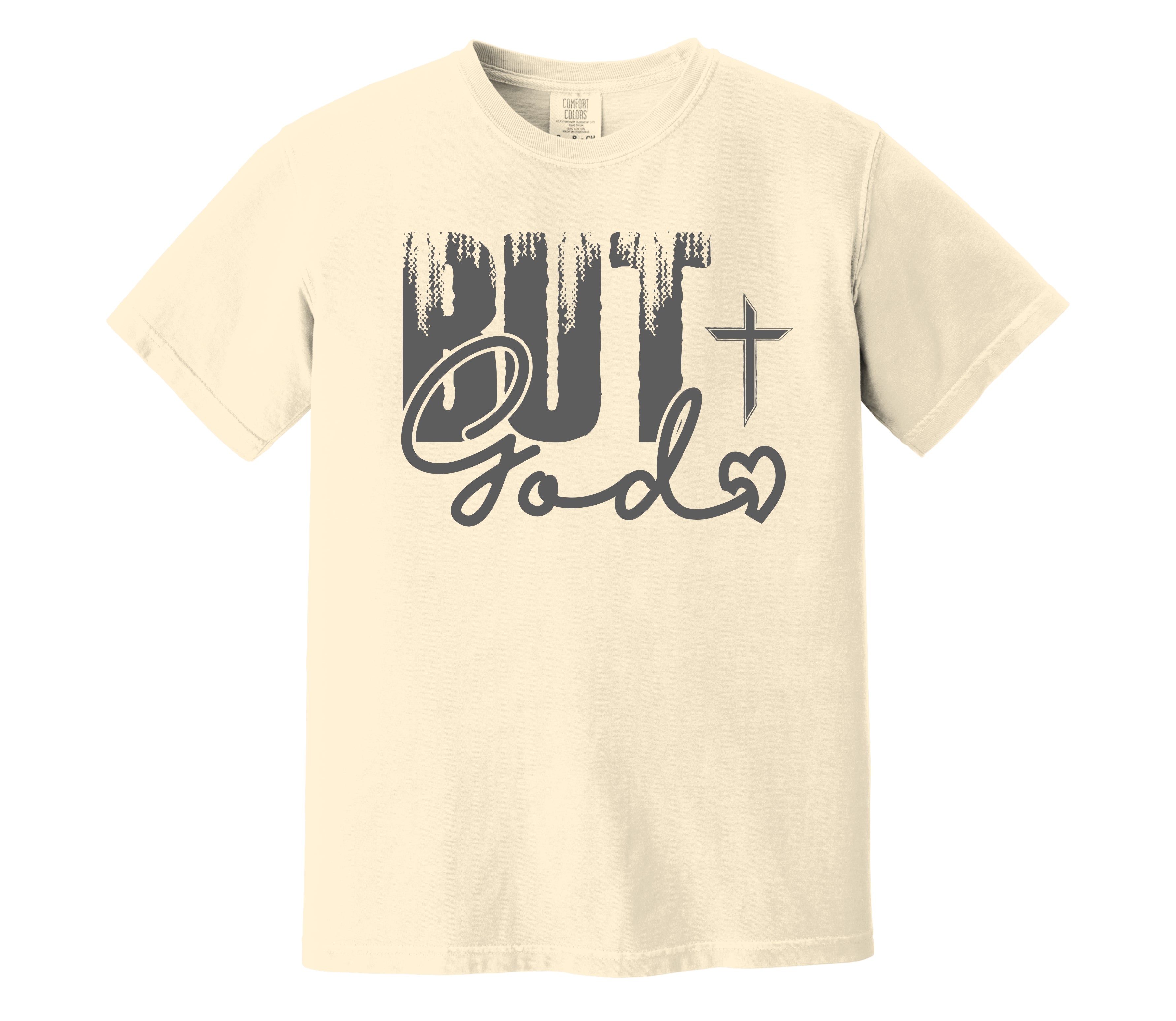 But God Comfort Colors Tee