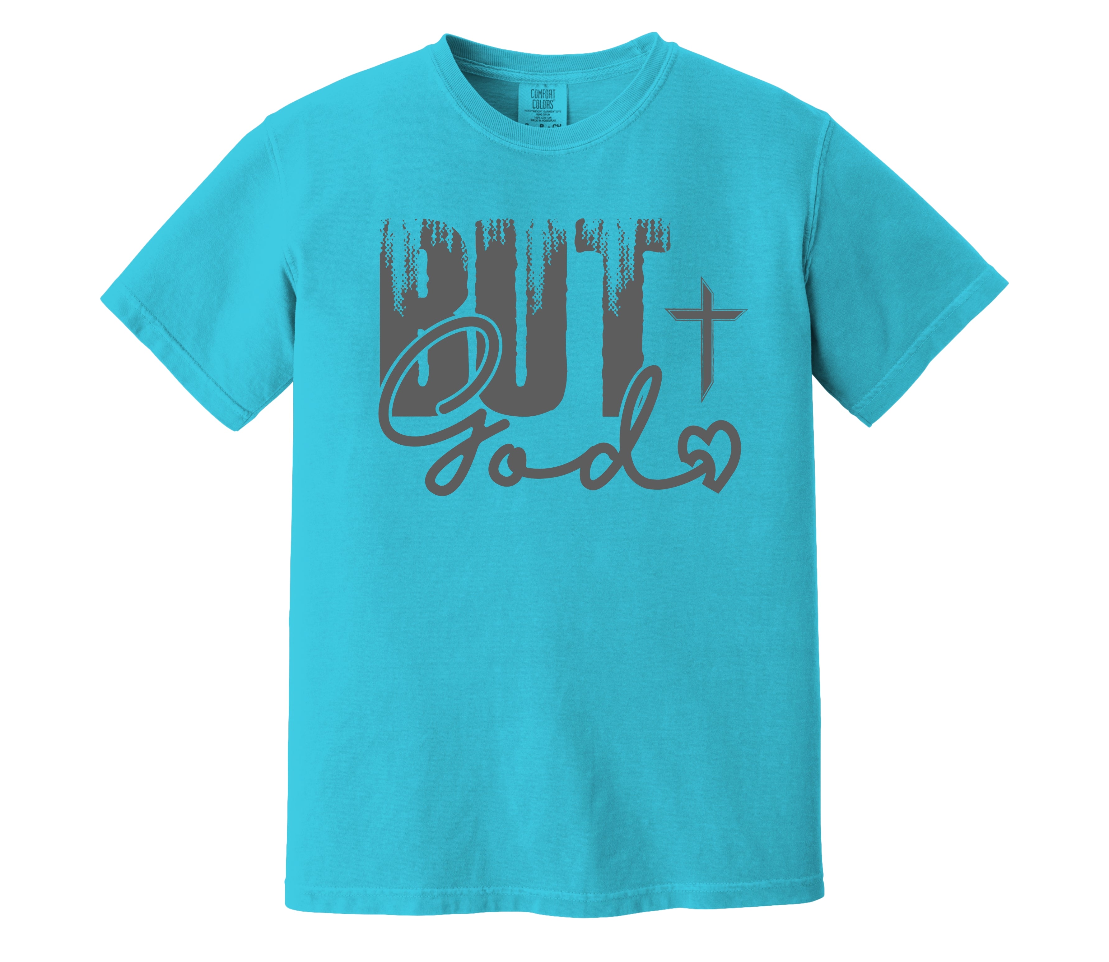 But God Comfort Colors Tee