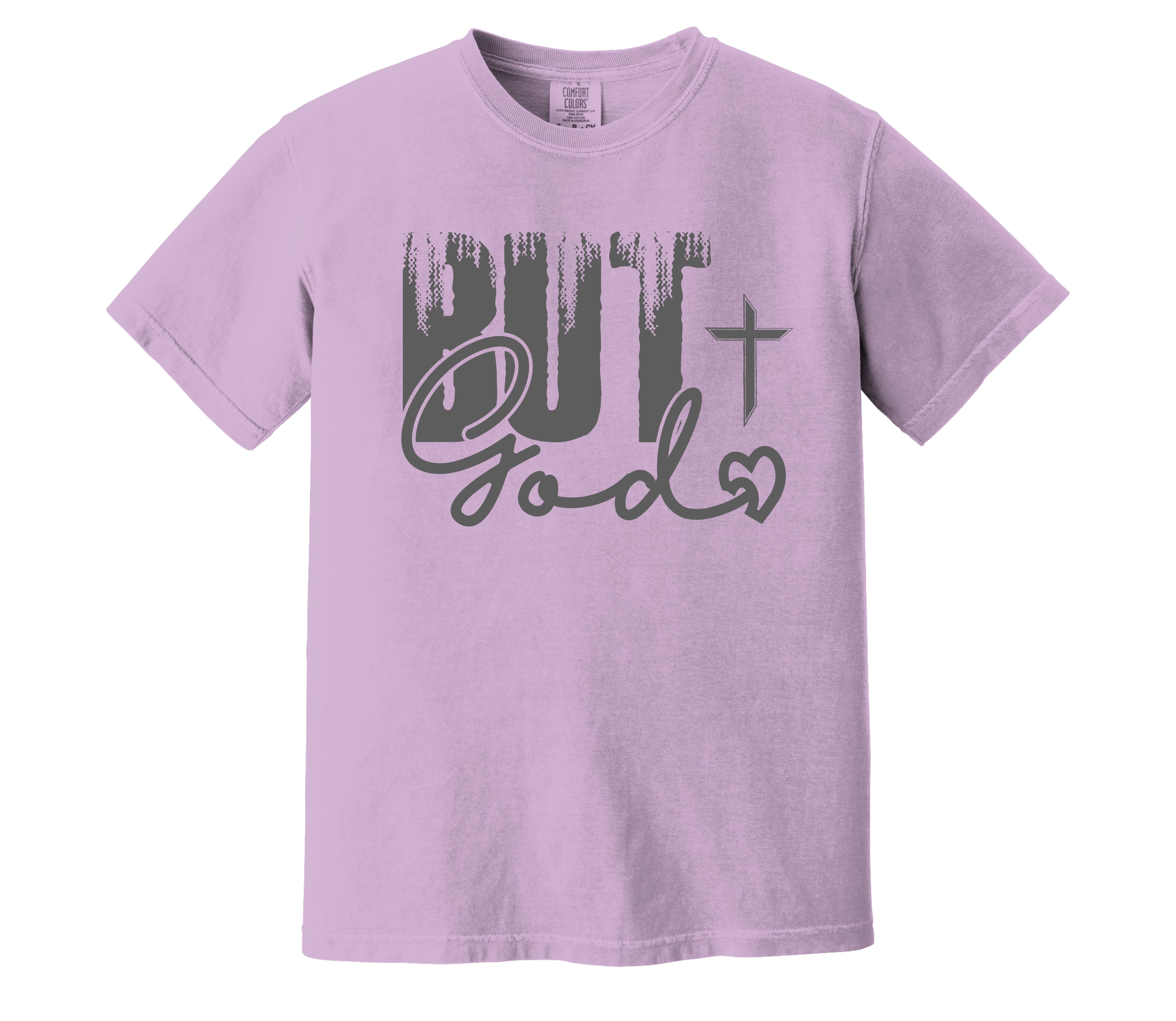 But God Comfort Colors Tee
