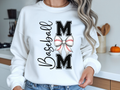 Baseball Mom Bow Crewneck