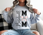Baseball Mom Bow Crewneck