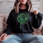 Dandelion Shamrocks Lucky Crewneck