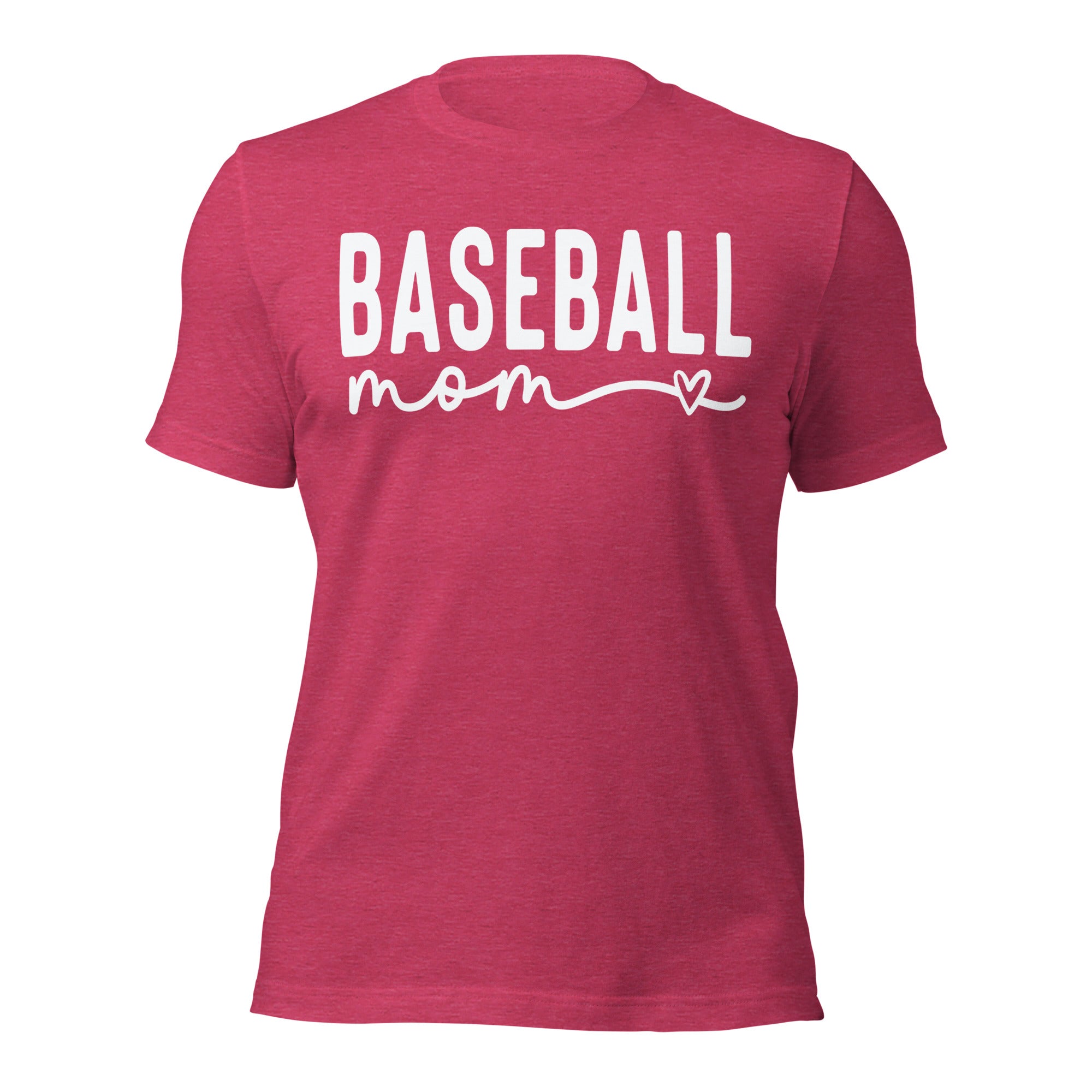 Baseball Mom Heart Tee